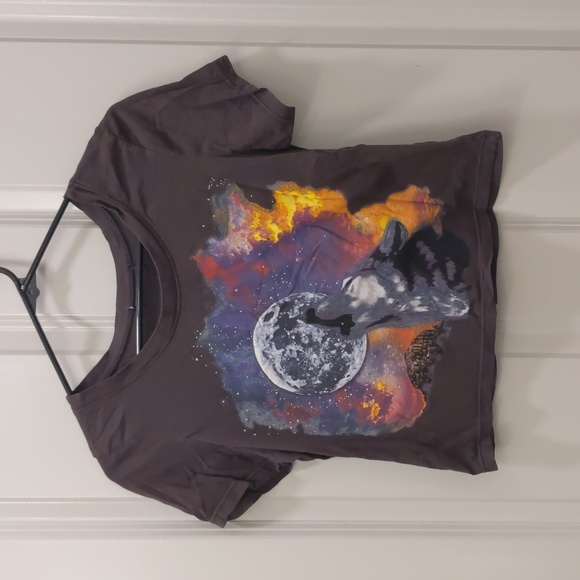 Urban Outfitters Truly Madly Deeply Wolf Crop Top - Picture 1 of 6